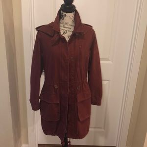 Distressed utility jacket like new.